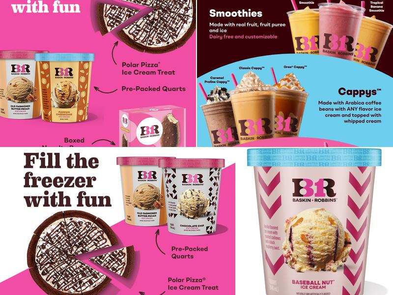 Baskin-Robbins Menu