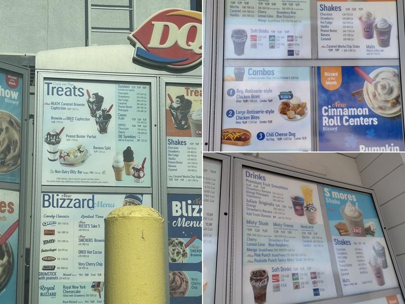 Dairy Queen (Treat) Menu