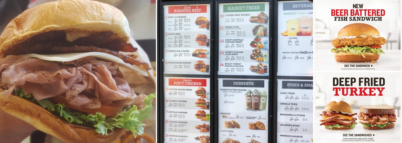 Arby's Menu