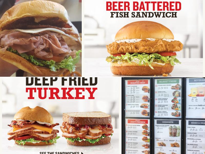 Arby's Menu