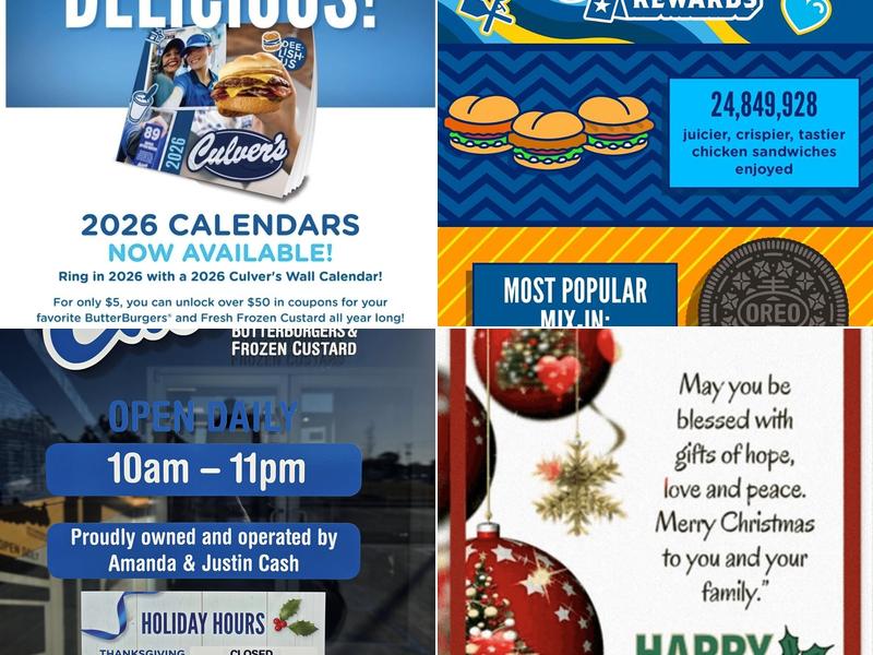 Culver’s 2201 Boiling Springs Rd, Boiling Springs