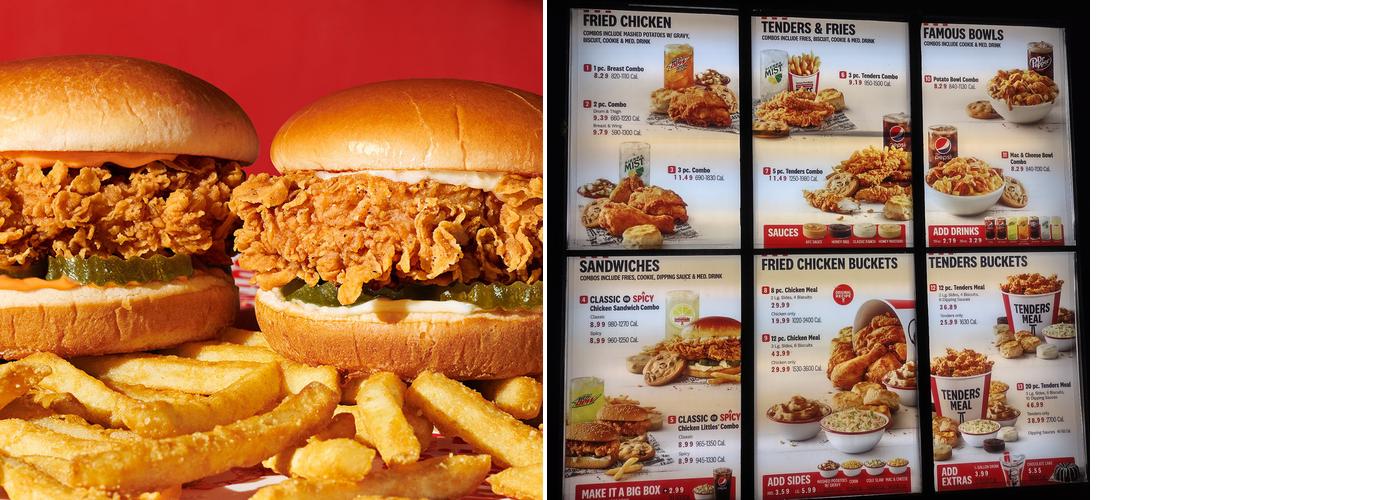 KFC Menu