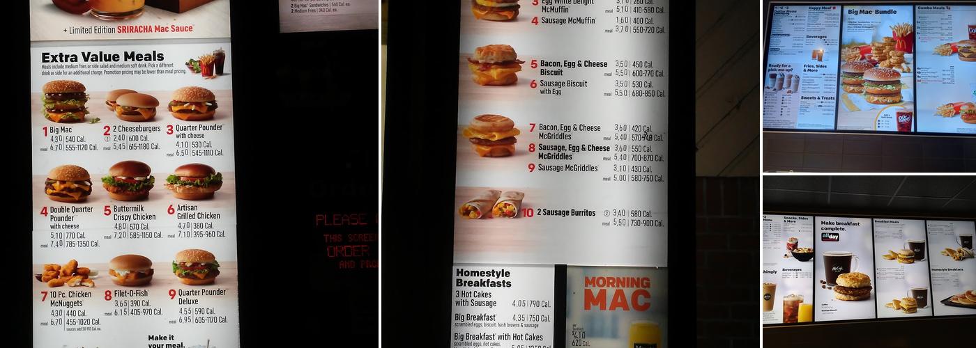 McDonald's Menu