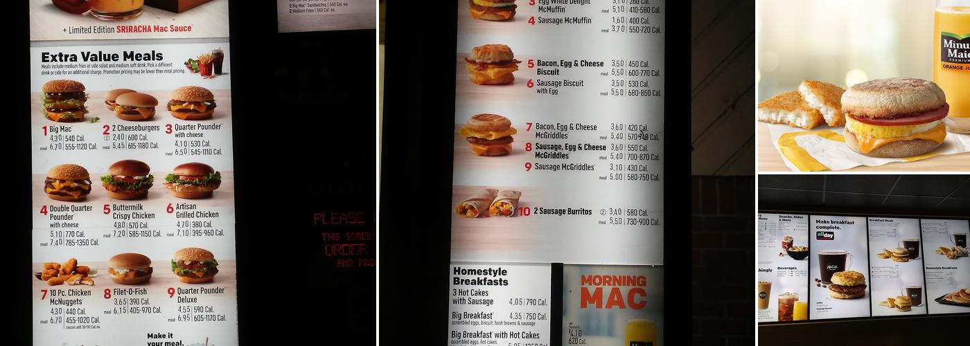 McDonald's Menu