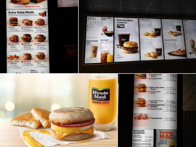McDonald's Menu