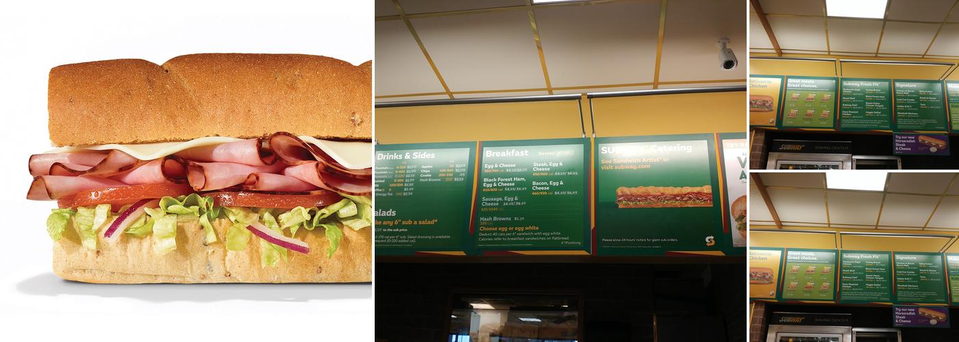 Subway Menu