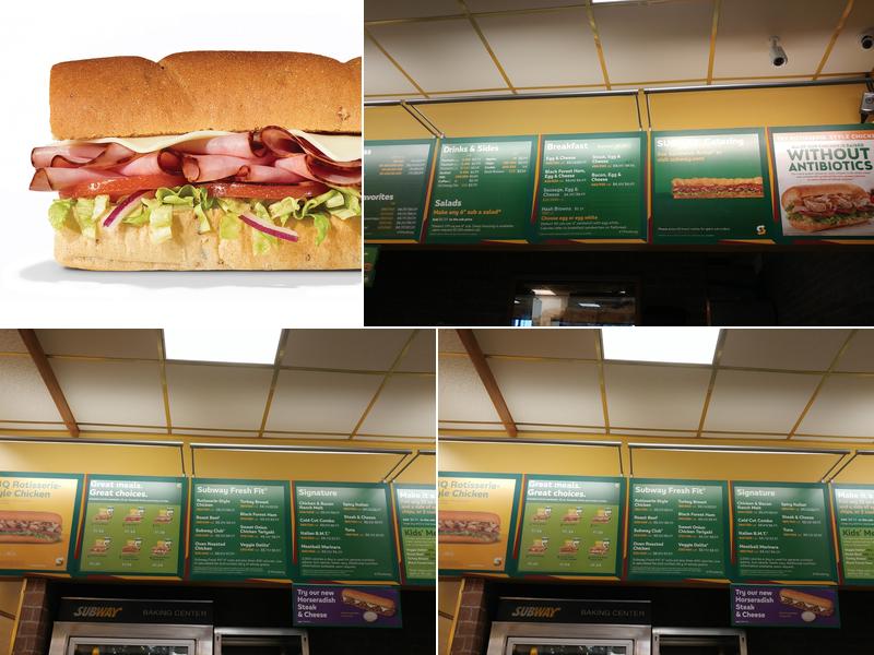 Subway Menu