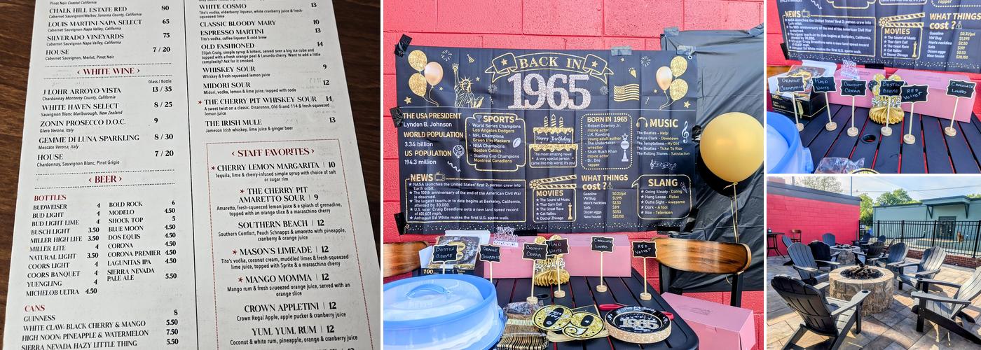 The Cherry Pit Menu