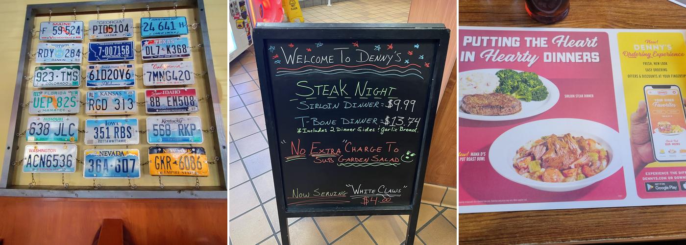 Denny's Menu