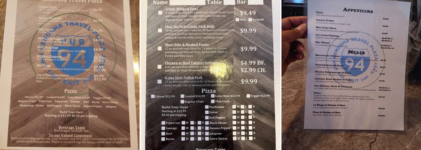 Pub 94 Menu