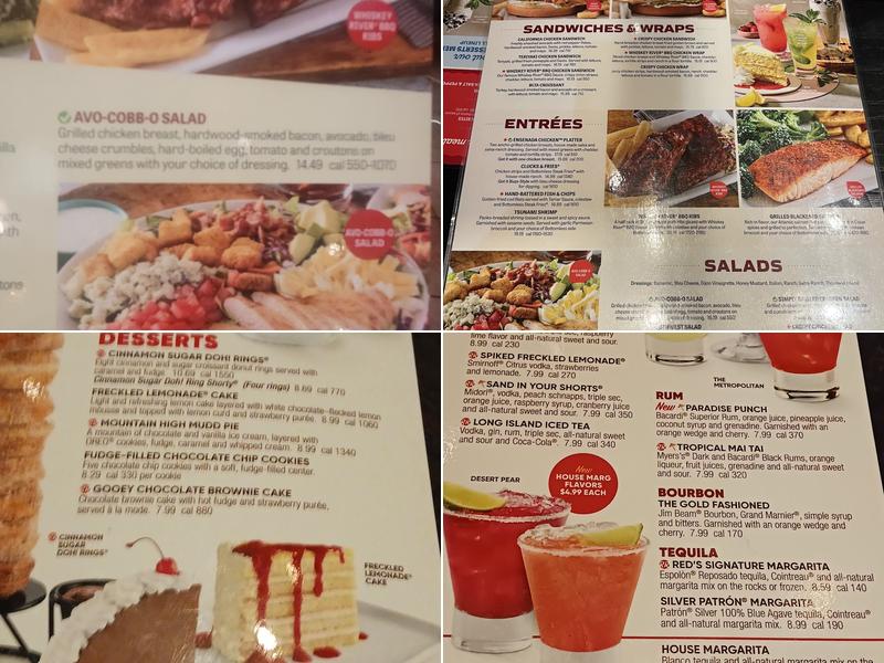 Red Robin Gourmet Burgers and Brews Menu