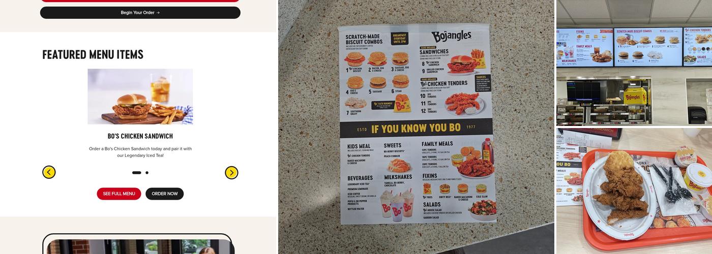 Bojangles Menu