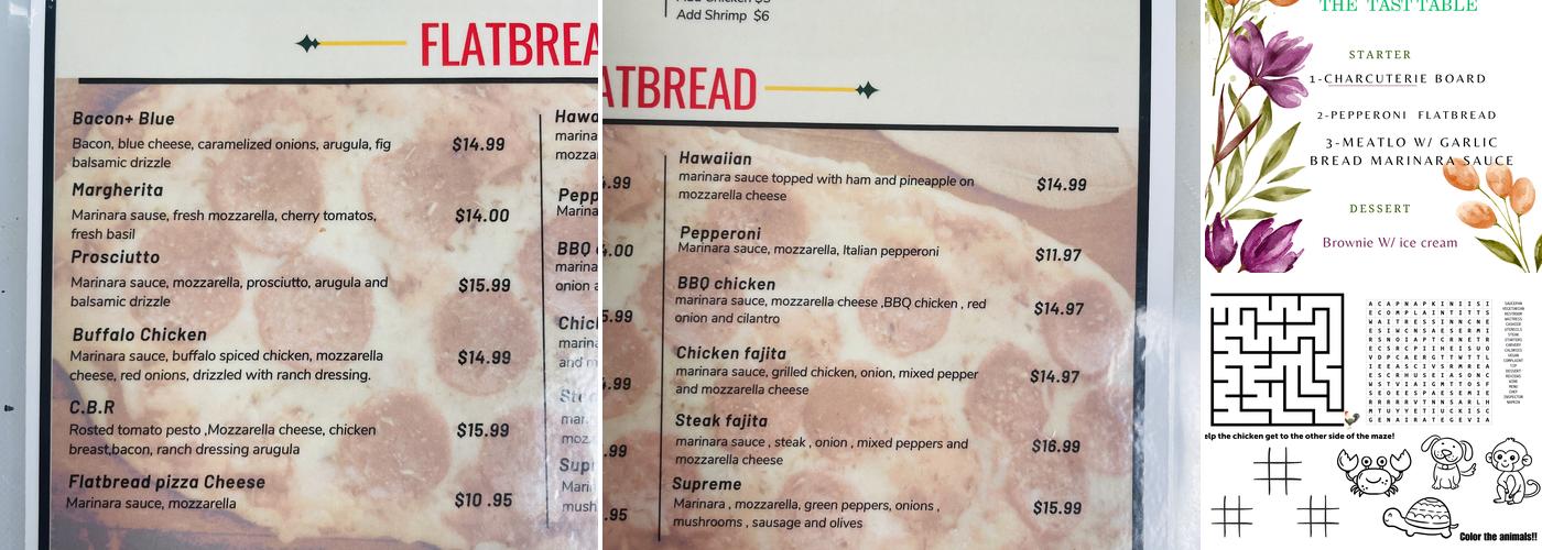 Good Bites Menu