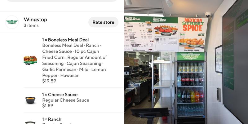 Wingstop Menu