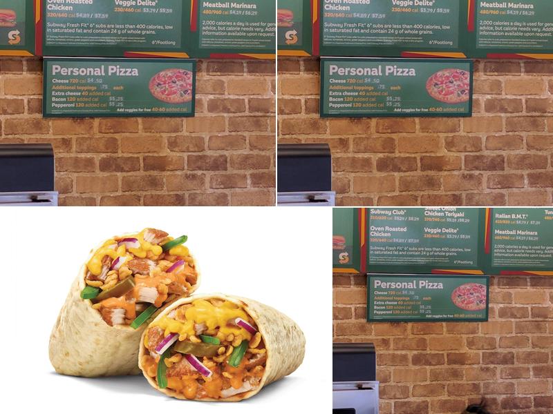 Subway Menu