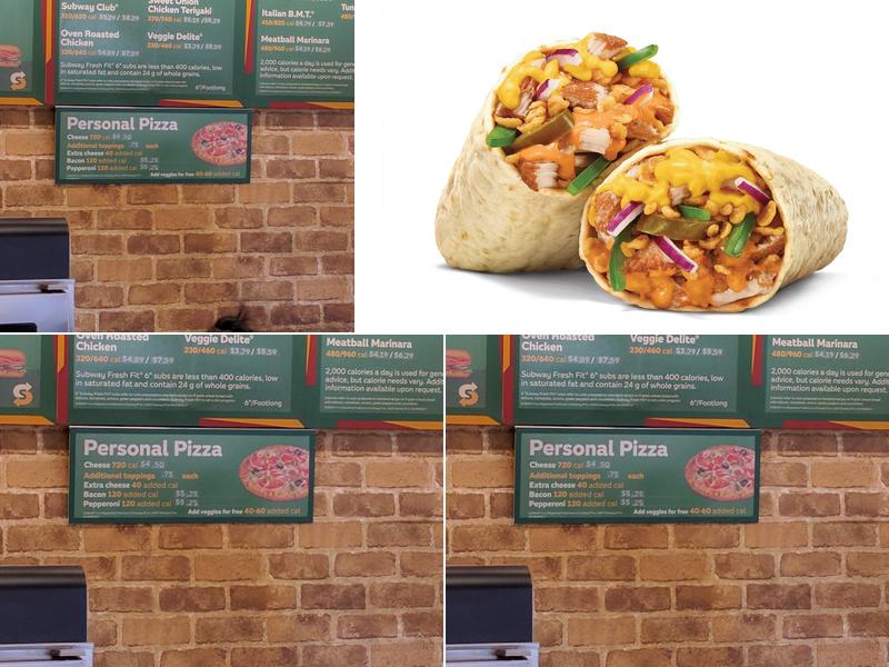 Subway Menu