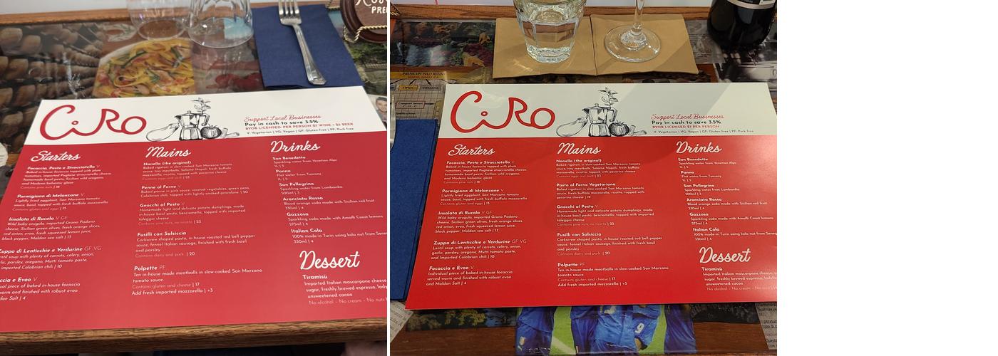 Ciro Menu