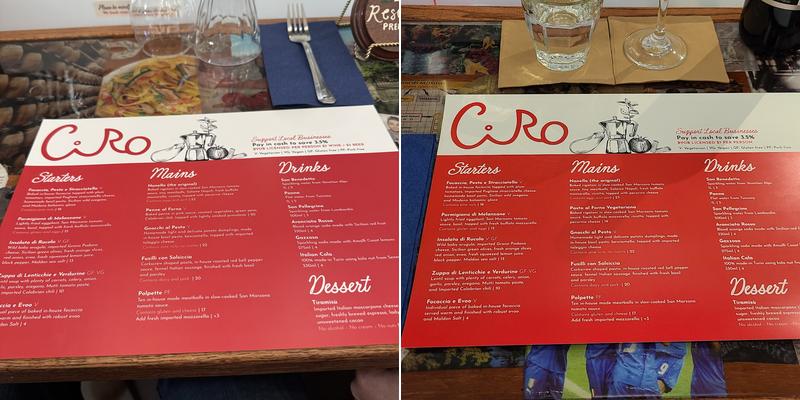Ciro Menu