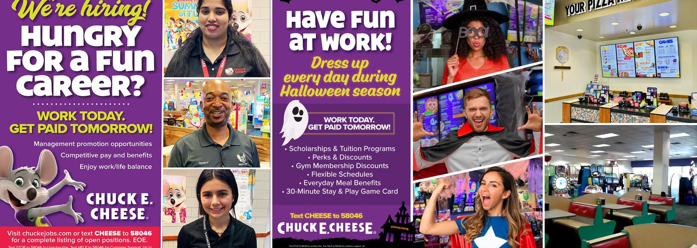Chuck E. Cheese Menu