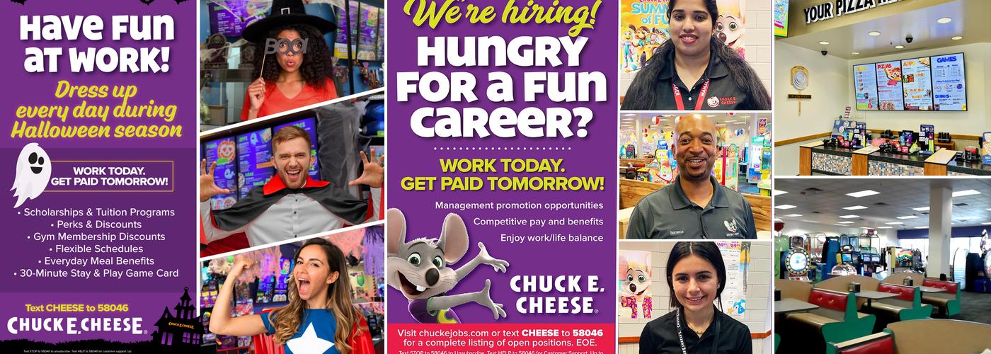 Chuck E. Cheese Menu