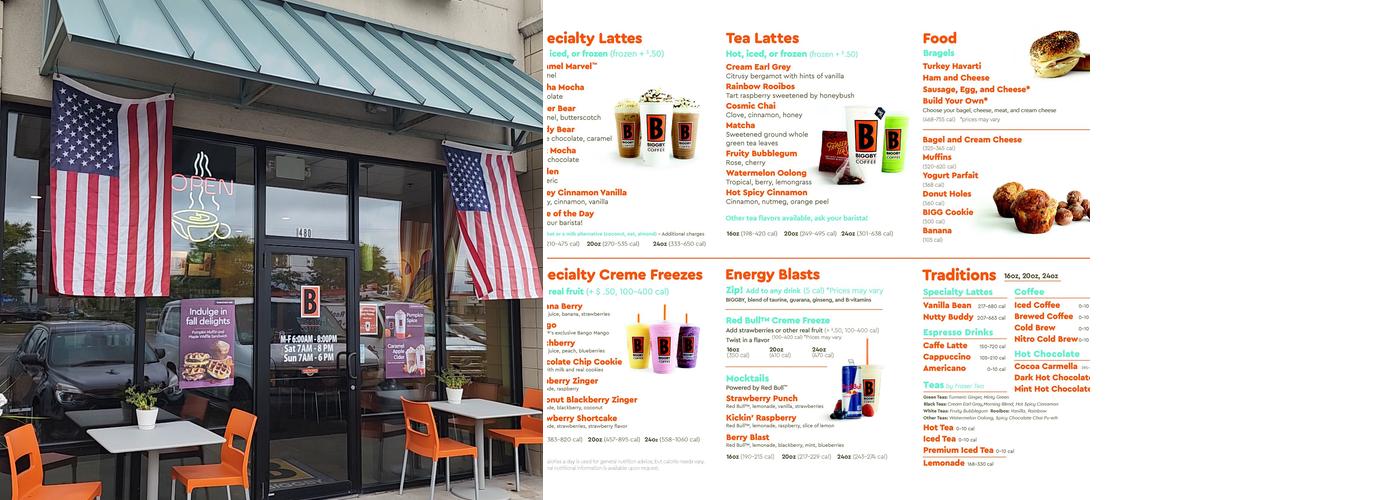 Biggby Coffee Menu