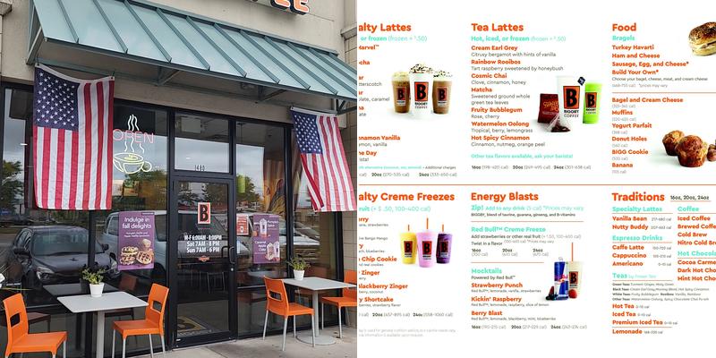 Biggby Coffee Menu