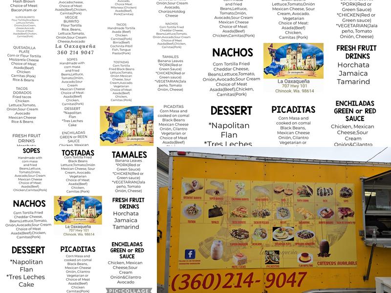 La Oaxaqueña Menu