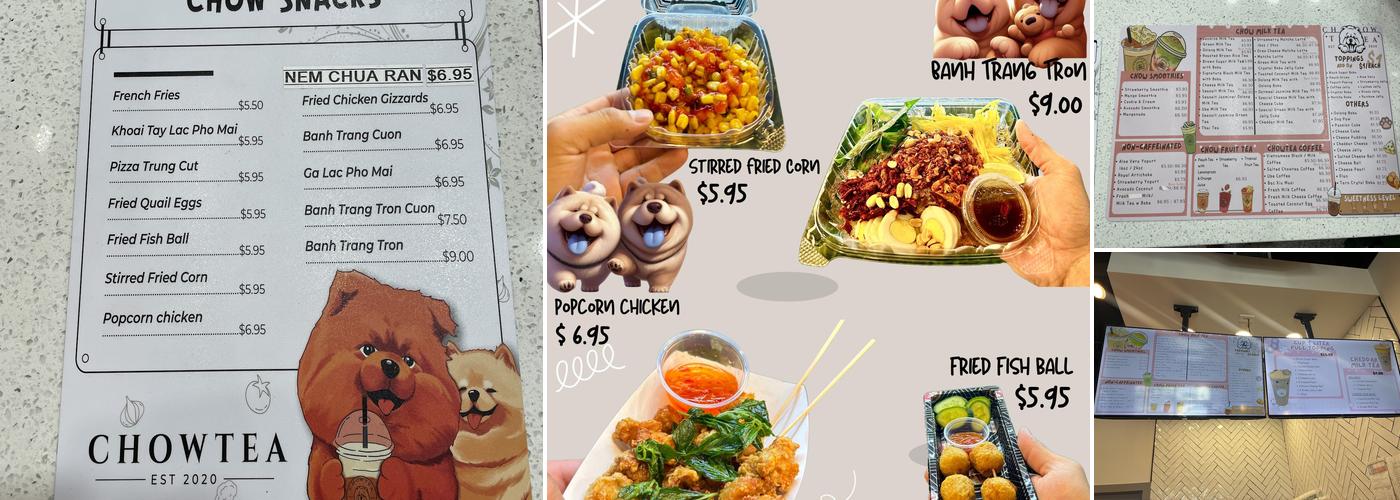Chow Tea Menu
