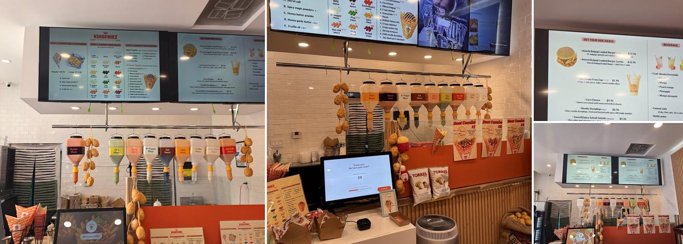 Kingfriez Menu