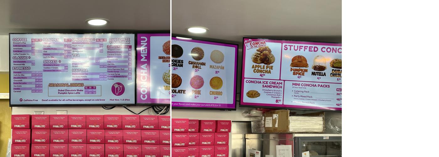 Loaded Cafe / Panecito Menu