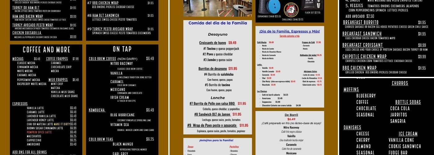 Common Grounds Cafe - MCRD Base Menu