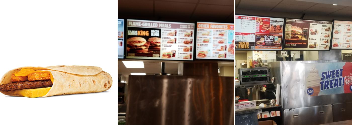 Burger King Menu