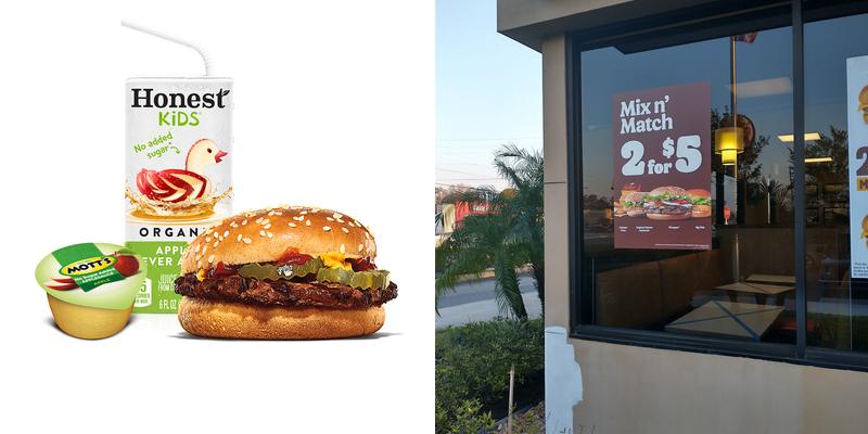 Burger King Menu