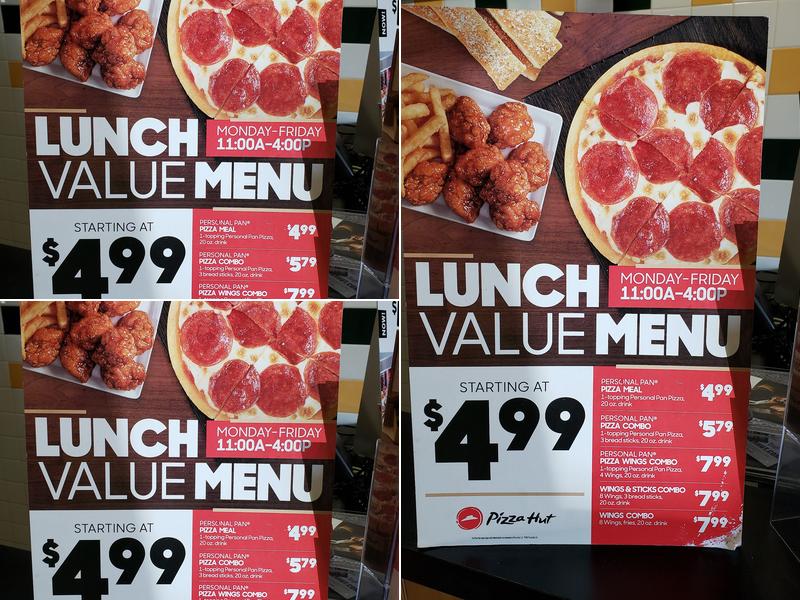 Pizza Hut Menu
