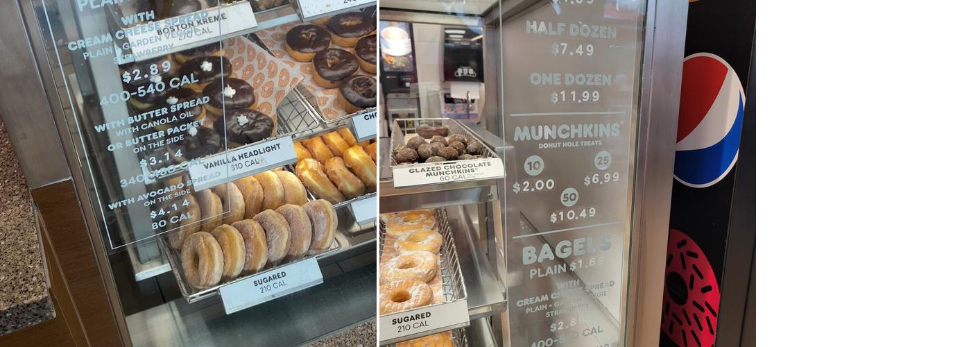 Dunkin' Menu