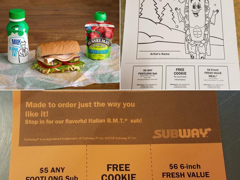 Subway Menu