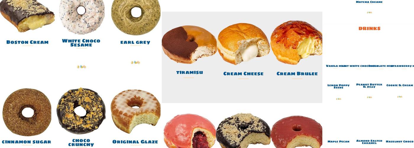 Old Ferry Donut Menu