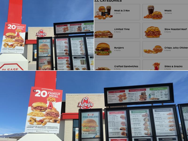 Arby's Menu