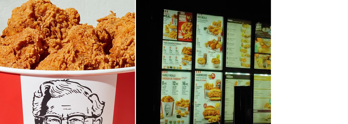 KFC Menu