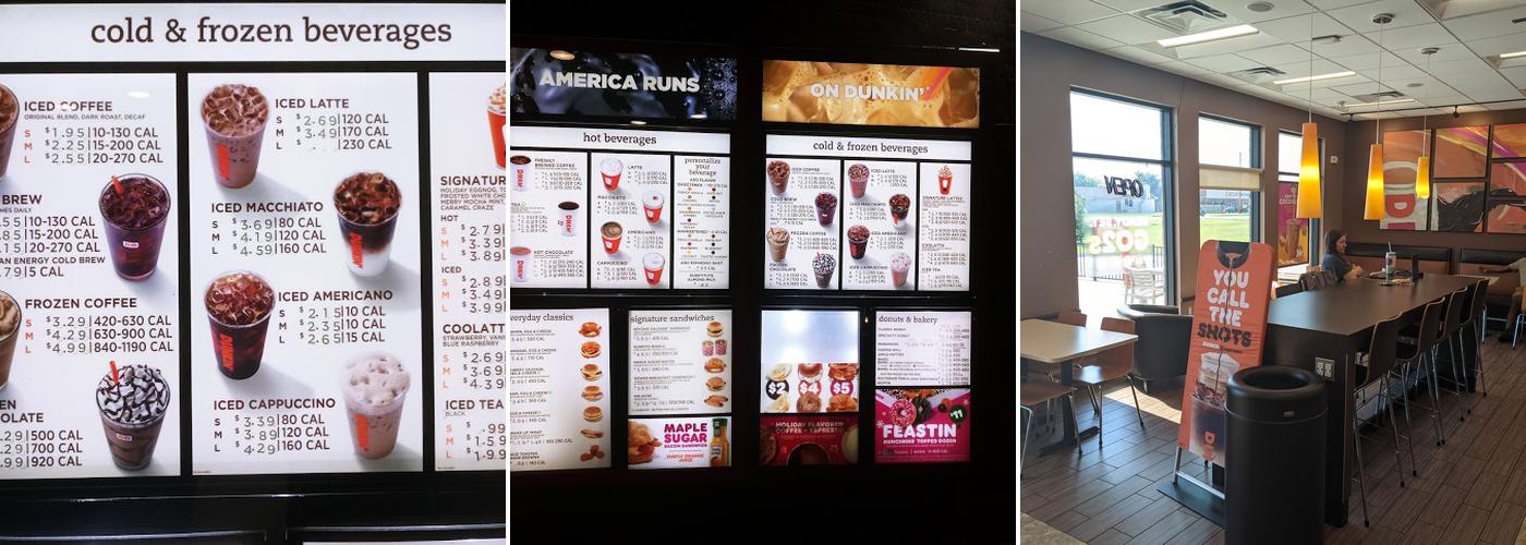 Dunkin' Menu