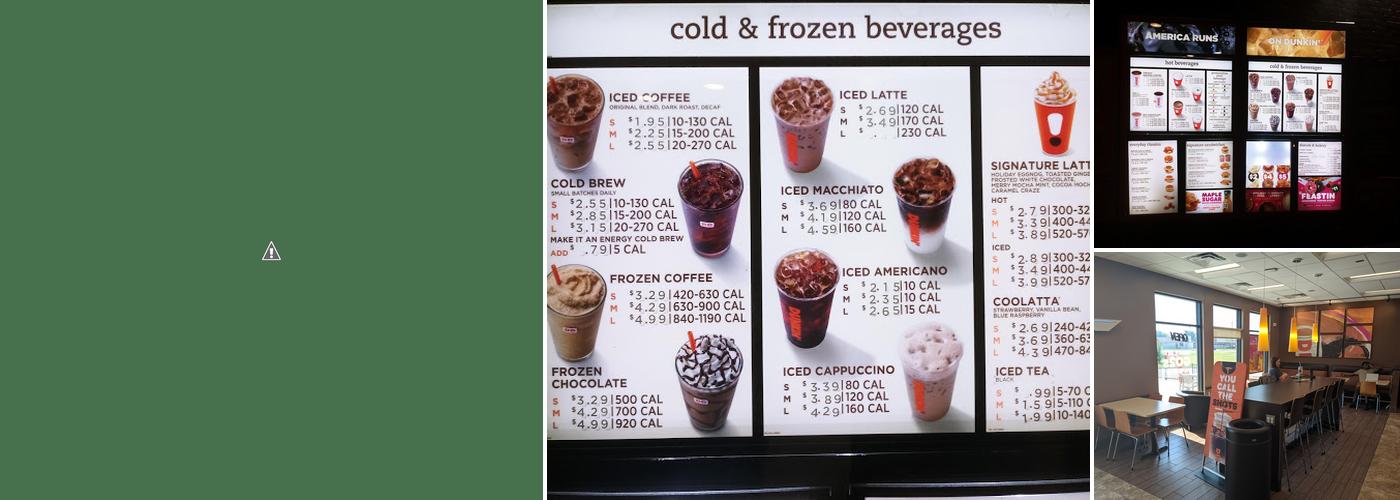 Dunkin' Menu