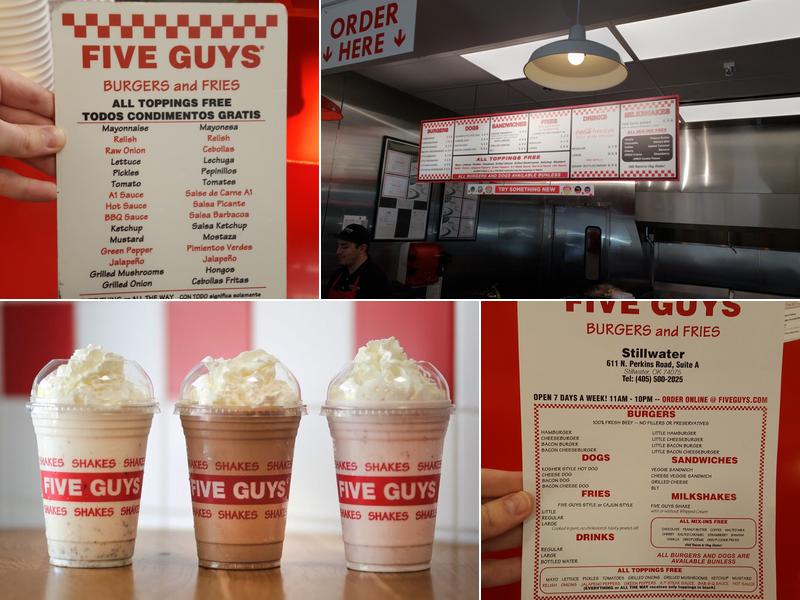 Five Guys Menu