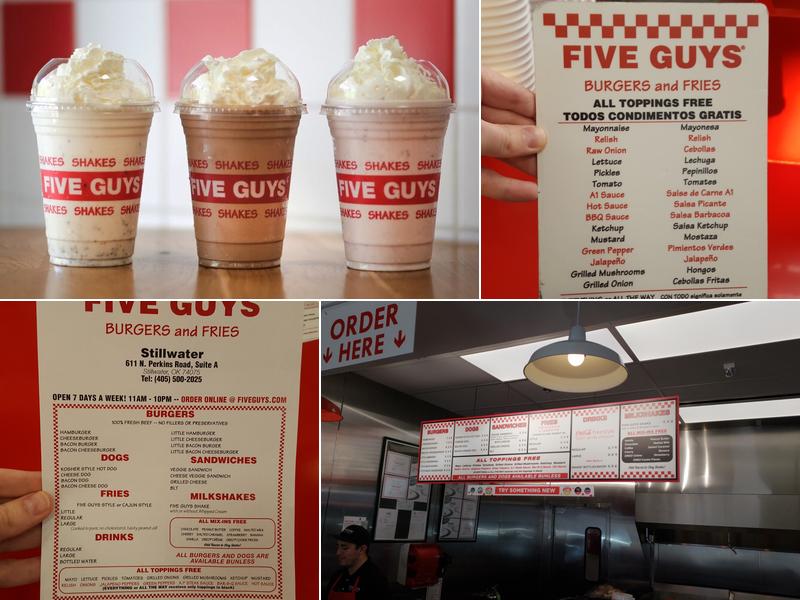 Five Guys Menu