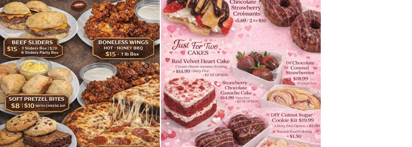 Joy Again Bakery LLC Menu