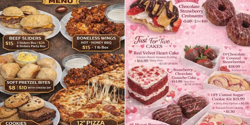 Joy Again Bakery LLC Menu
