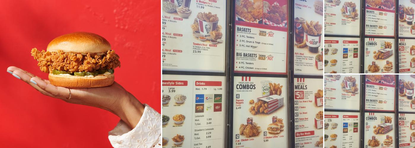 KFC Menu