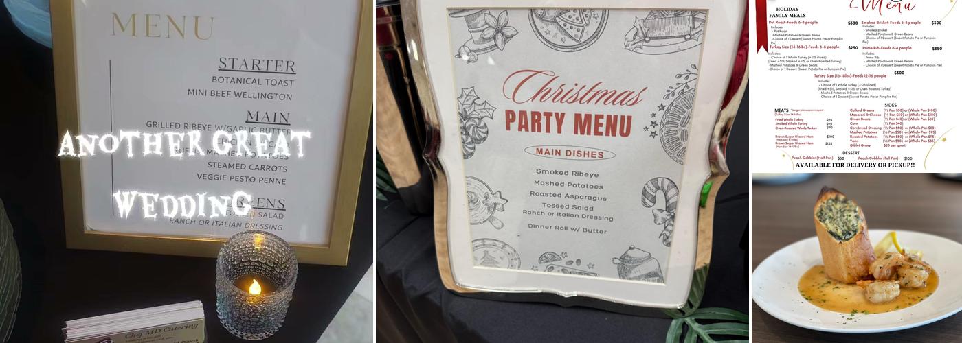 Chef MD Catering Menu