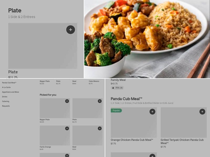 Panda Express Menu