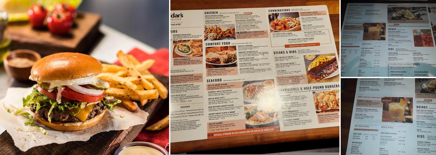 Cheddar's Scratch Kitchen Menu