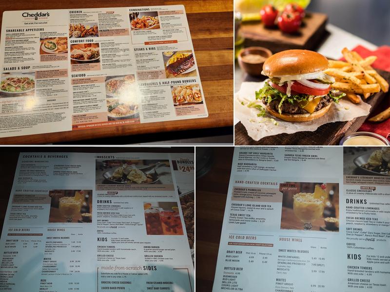 Cheddar's Scratch Kitchen Menu
